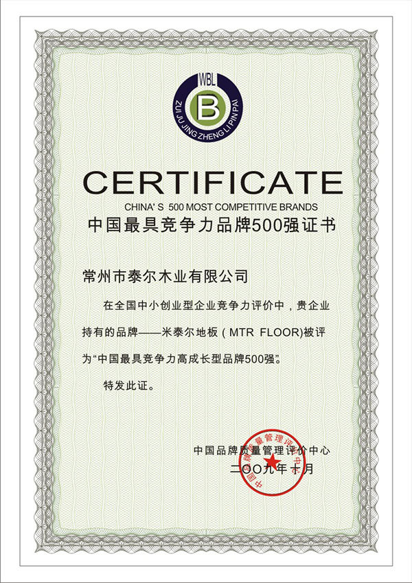 品牌500強(qiáng)